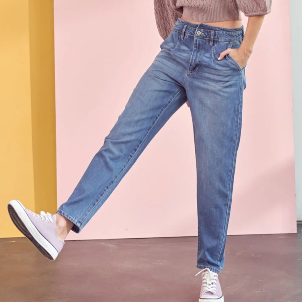 KanCan Corrine Ultra High Rise Slouch Fit Jeans,‎ Size 26, NWT